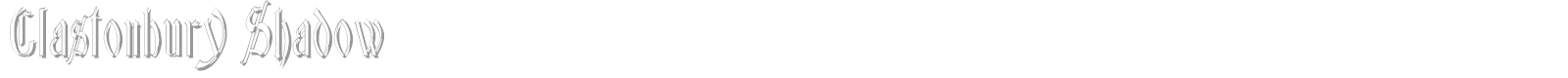 Glastonbury font preview